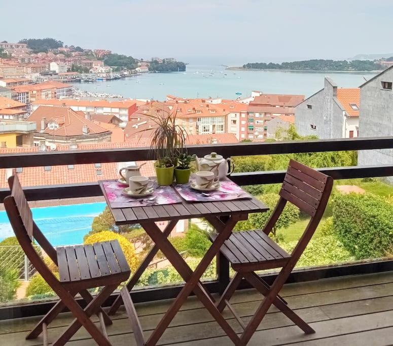 Appartement Terraza Y Piscina Con Vistas Espectaculares Al Mar Parking Cubierto à San Vicente De La Barquera Extérieur photo