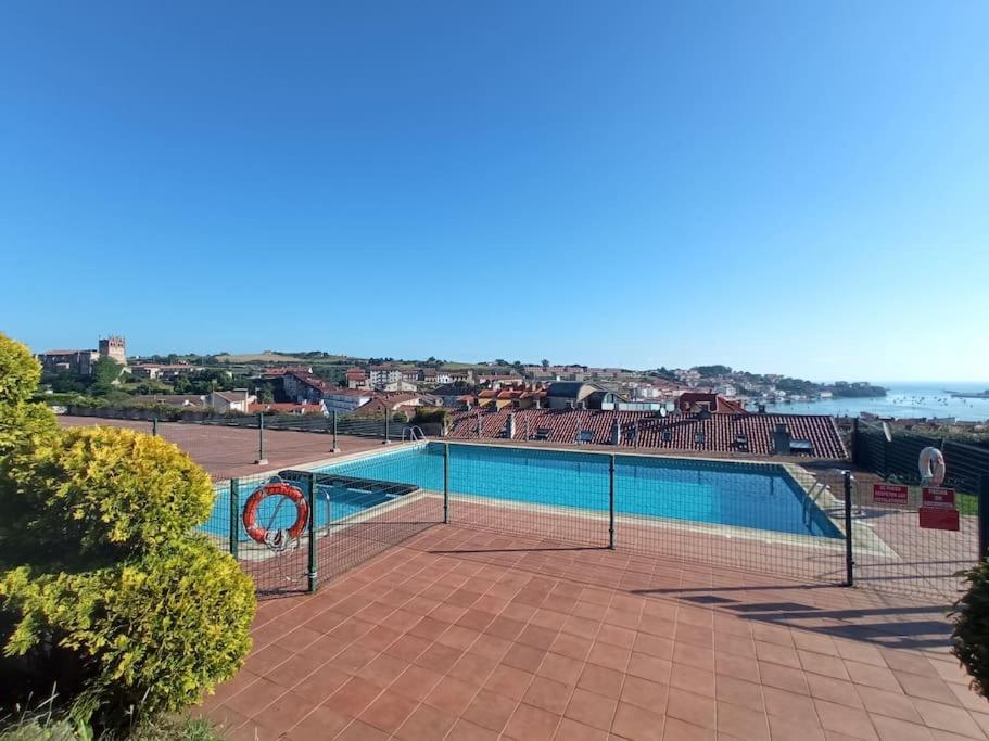 Appartement Terraza Y Piscina Con Vistas Espectaculares Al Mar Parking Cubierto à San Vicente De La Barquera Extérieur photo