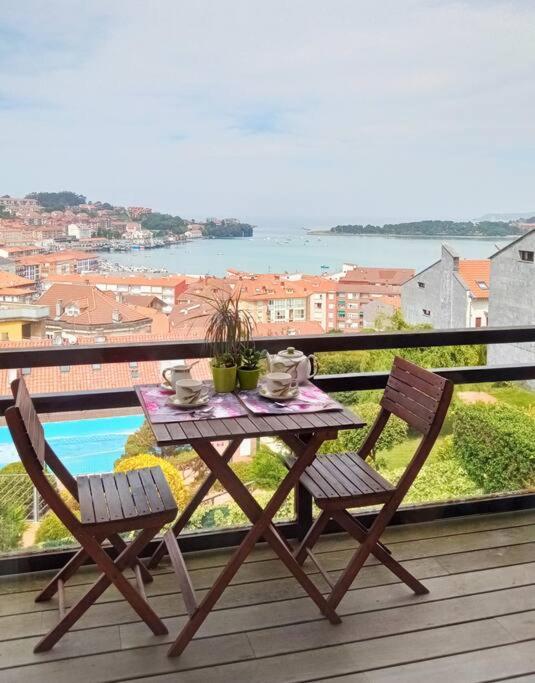 Appartement Terraza Y Piscina Con Vistas Espectaculares Al Mar Parking Cubierto à San Vicente De La Barquera Extérieur photo